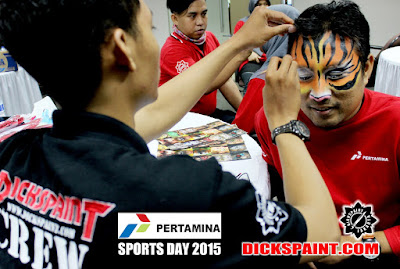 Face Painting TIger Pertamina Jakarta