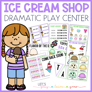 Ice Cream Shop Dramatic Play