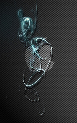 iPhone Wallpaper: Electro Blu