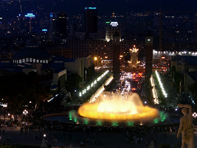 Montjuïc Magic Fountain in Barcelona