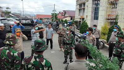 Antisipasi Covid - 19, Operasional Pasar Sidikalang Dibatasi