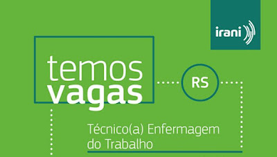 Vaga para Técnico em Enfermagem do Trabalho em Pinhal