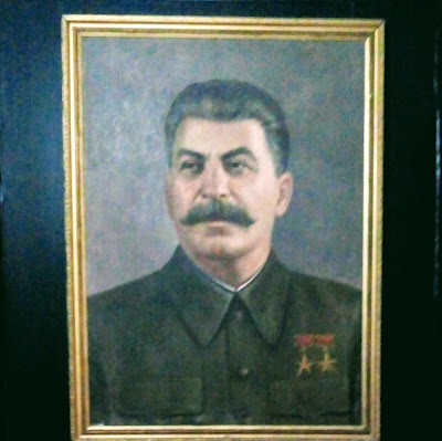 スターリン博物館（Stalin Mseum）に展示された肖像画