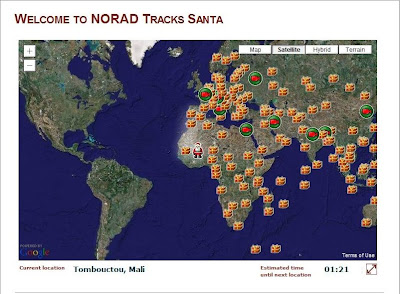 santa tracker 2011