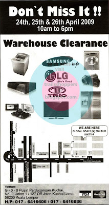 Samsung LG Home Appliances Warehouse Clearance