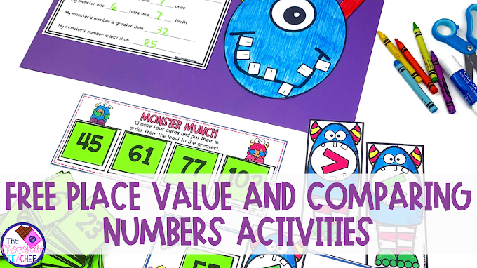 Free Place Value and Comparing Numbers Activities