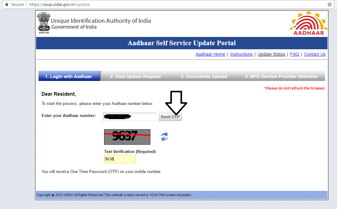 Download Aadhar Card With Otp - Download Lama