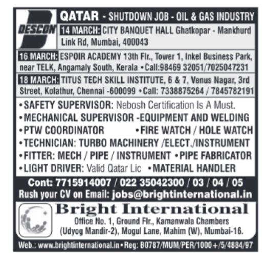 Assignment Abroad Times Gulf Jobs Openings