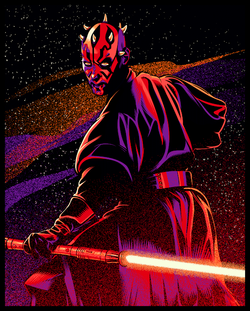 Cristiano Siqueira Star Wars Illustrations - Darth Maul