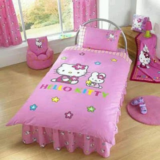 Girls Bedroom Decoration with Hello Kitty