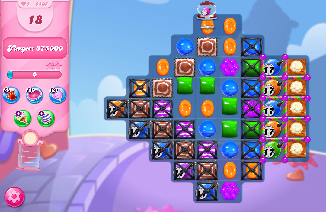 Candy Crush Saga level 5805