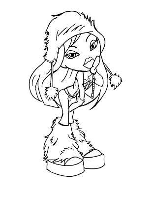 More Bratz Coloring Pages