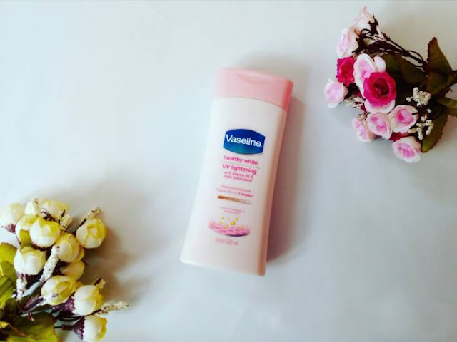 Handbody Pemutih Badan Permanen di Apotik - Vaseline Healthy Bright Hand Body Lotion UV Lightening