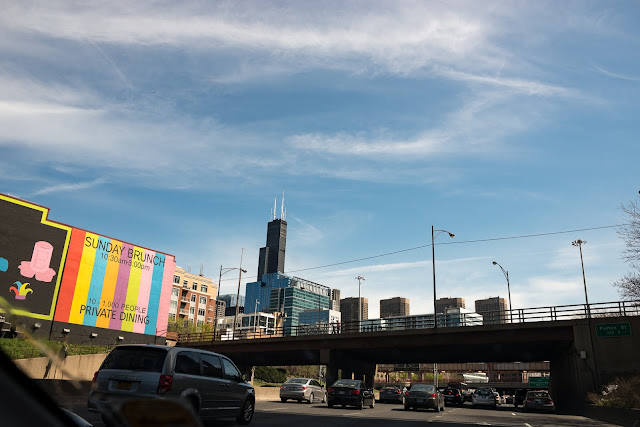 Chicago Skyline from Dan Ryan Expressway