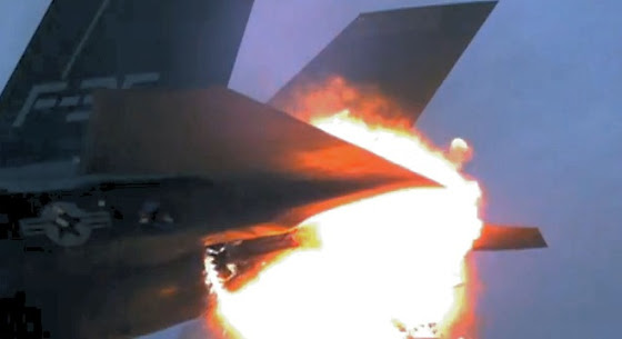 F-35 Lightning II engin fire