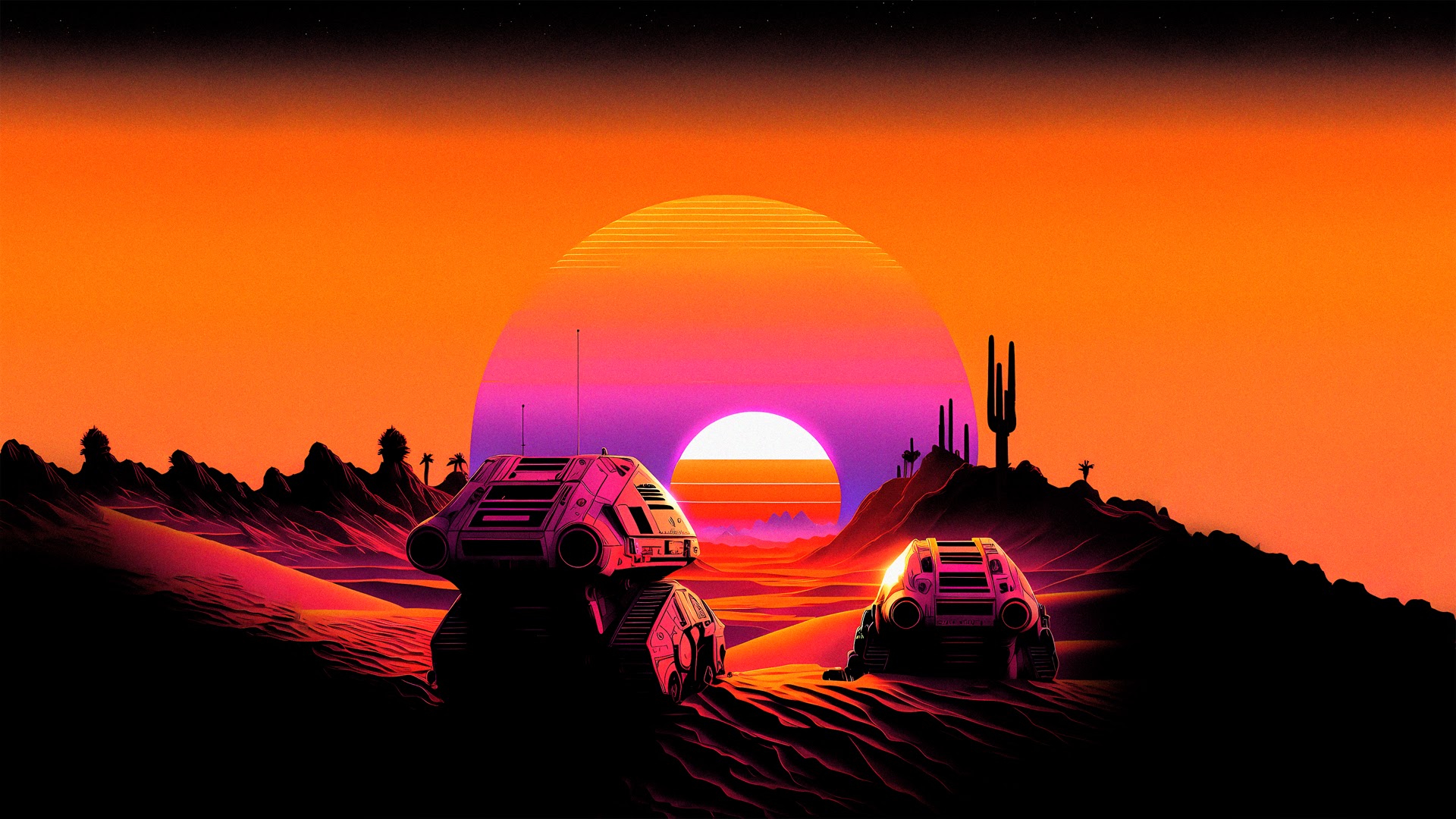 Twin Suns of Tatooine by spacegaysbabey  Star wars painting Star wars  canvas art Star wars background
