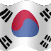 Animated flag of South Korea