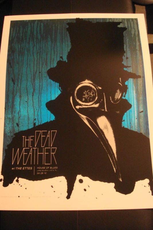 Tonights The Dead Weather Poster from Orlando House of Blues