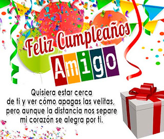 Feliz cumpleaños amigo