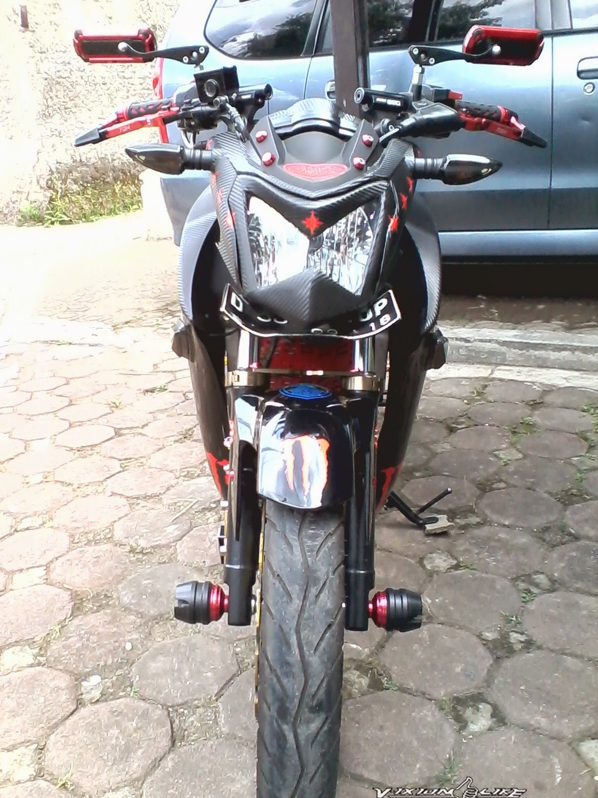 Modifikasi Vixion Street Fighter Minimalis Penobatan Vixion Top Like