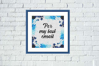 Per my last email funny cross stitch - Tango Stitch