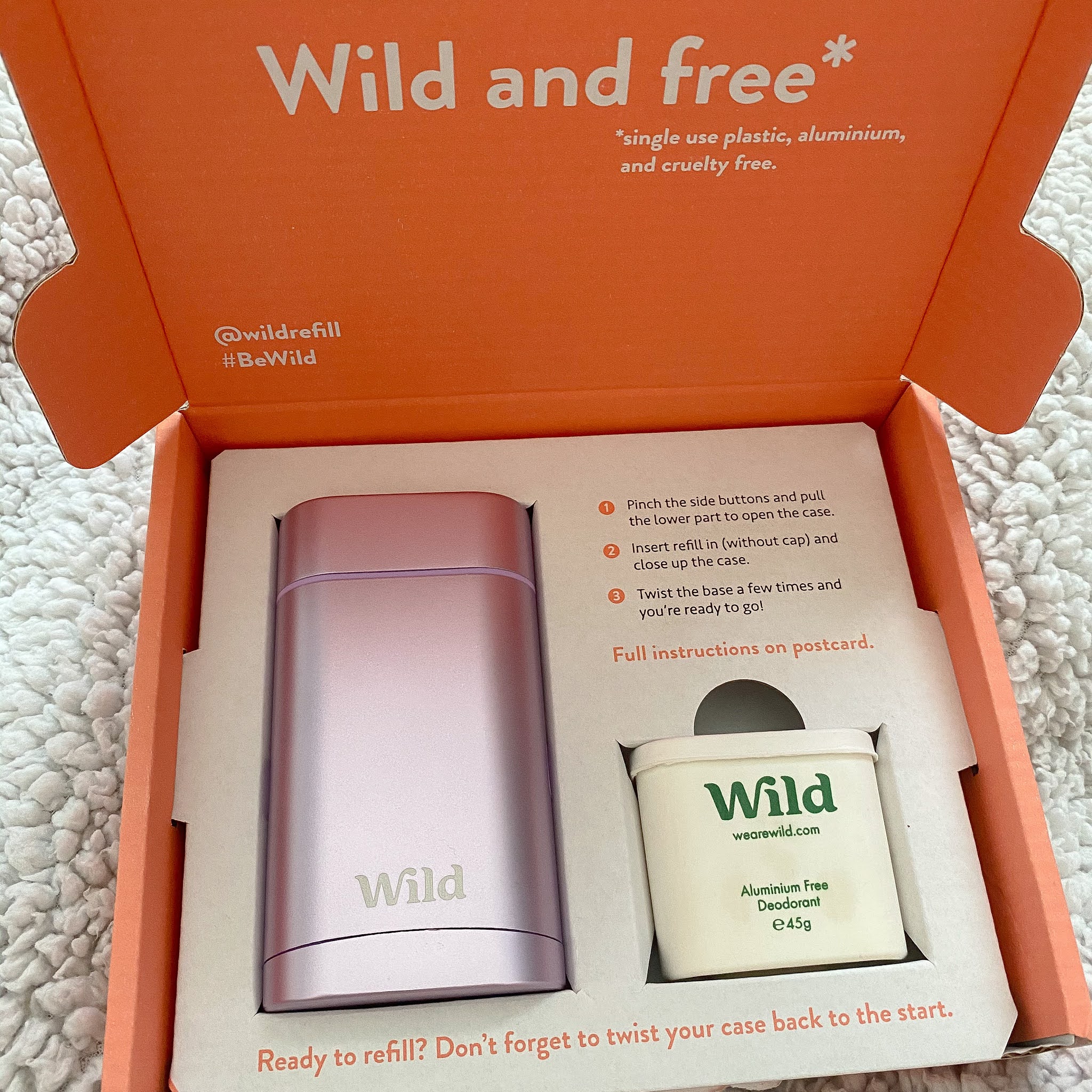 Wild : My review of the Refillable Natural Deodorant