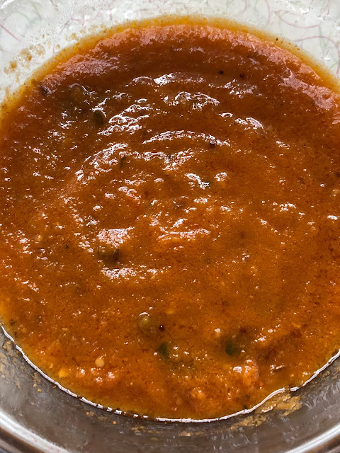 Tomato, Tomato Chutney, Tomato Recipe, South Indian side dish, Side Sidh, Side dish for dosa, chutney for dosa, chutney recipe, idli chutney, indian chutney, recipe