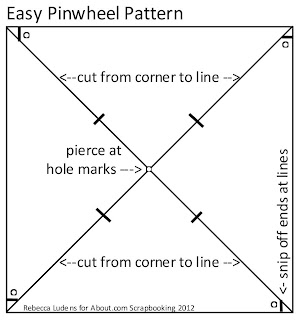 a pinwheel template that spins