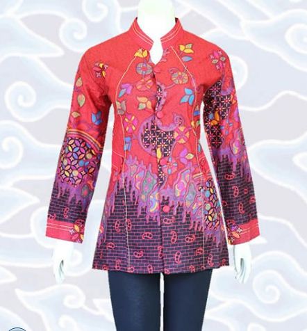 10 Contoh  Model  Baju  Batik Wanita Modern Terbaru 2019