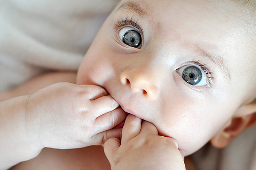 ojos del bebe