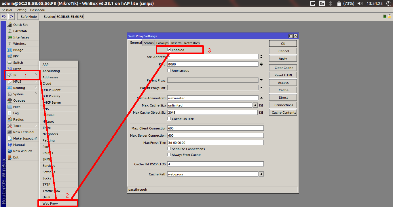 Memanfaatkan Fitur Web Proxy Pada Mikrotik Router Board DEDI BLC