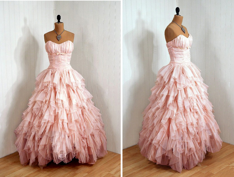 This dress above I found on a girl's wedding related blog