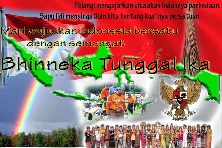 Gambar Poster Bhineka Tunggal Ika Atonaru Blog