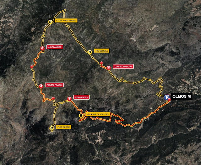 mapa ruta btt javalambre