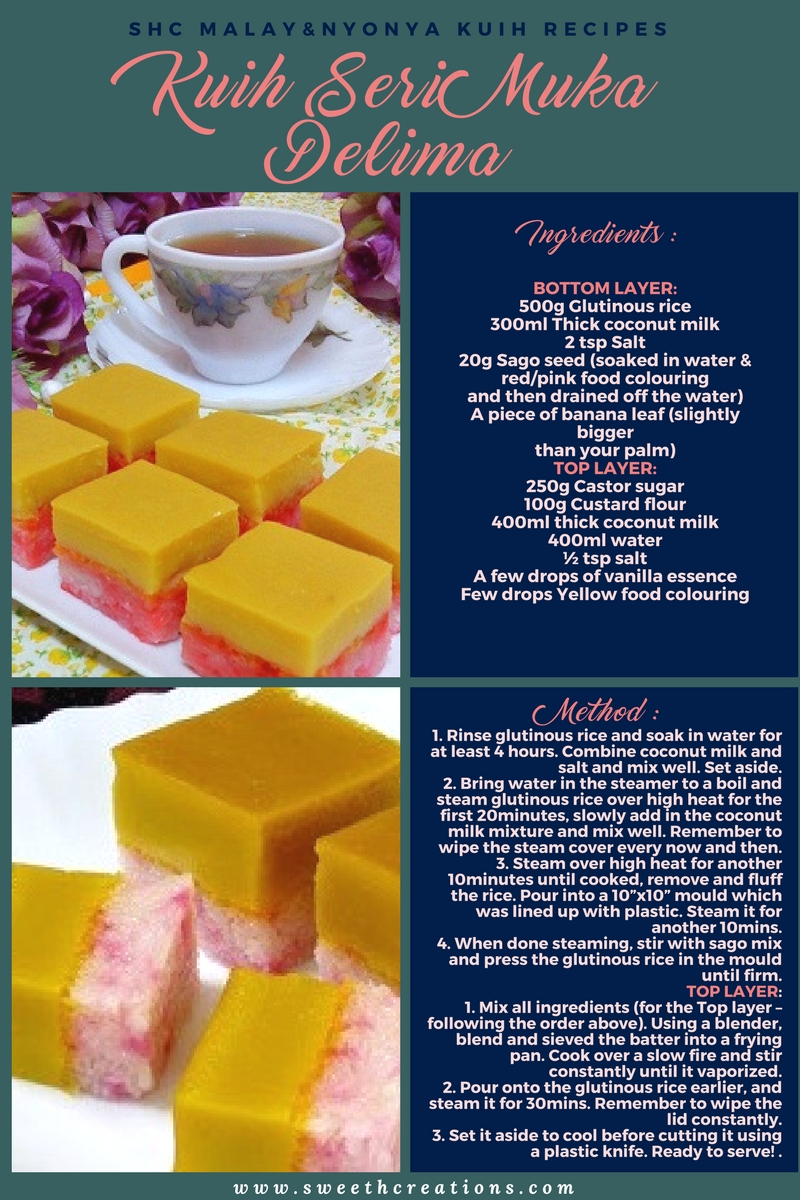 SHC Traditional Malay & Nyonya Kuih Recipes - Sweetness 