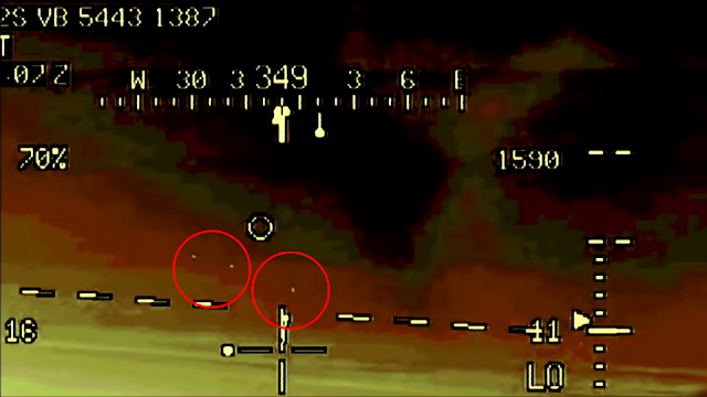 3 UAP Tic Tac shaped UFOs caught on Apache Attack Helicopter Flir camera.