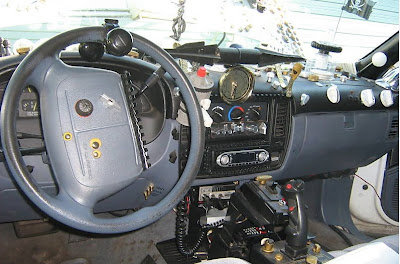 Apocolypticop Art Car Inside Dash