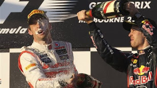 Mundial 2012 - Button lidera la primera carrera