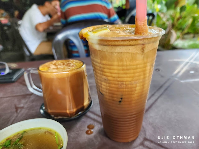 Kopi chandu dengan susu segar