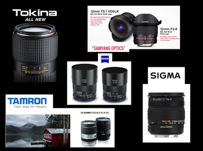 Canon lens, Nikon lens, Nikon DSLR, Canon lens, third party lens, Rokinon, Tamron, Sigma, Carl Zeiss lens, Samyang, lens for Canon, lens for Nikon