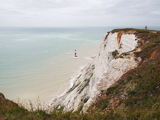 Beachy Head Eastborne England Kreidefelsen