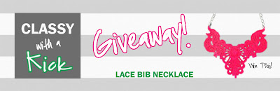 Win a Lace Necklace