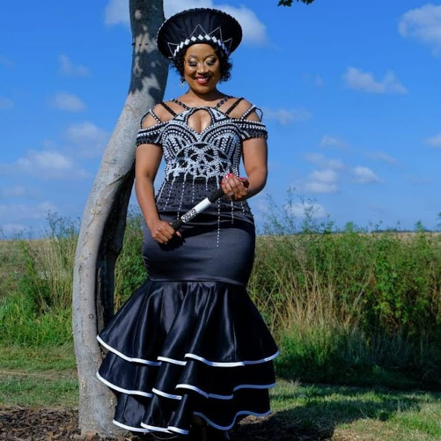 Modern Classy Zulu Traditional Dresses.