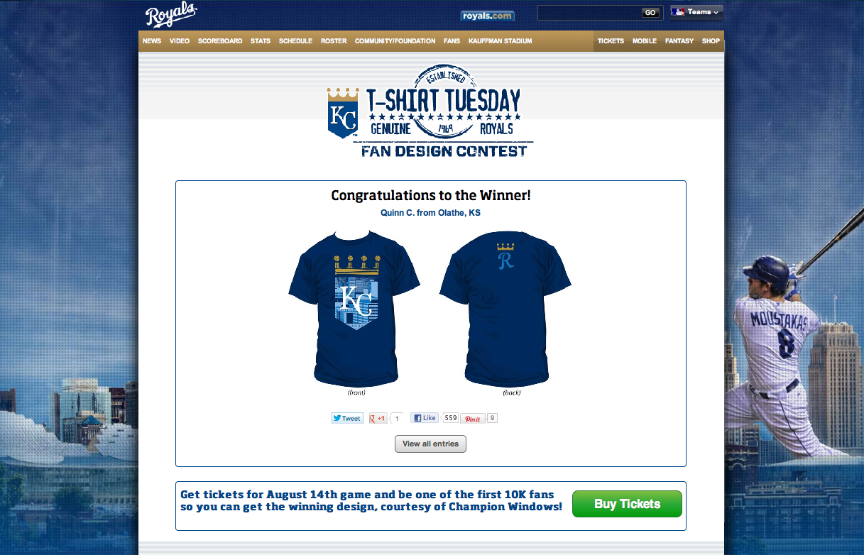 CARRDIAC+DESIGN: Kansas City Royals T-Shirt Tuesday Contest