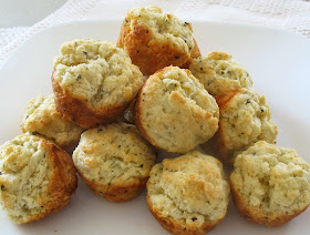 herbed sour cream and yogurt mini biscuits