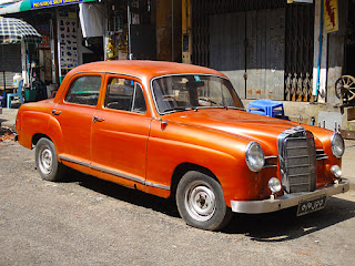 Mercedes in Yangon