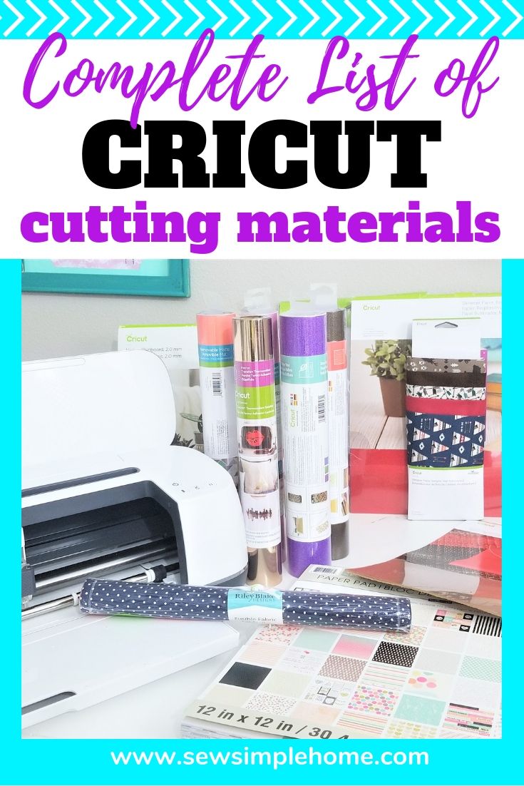 What Materials Can A Cricut Machine Cut? Here Are Over 100! – Practically  Functional