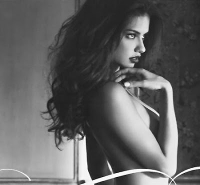 Adriana lima eyes body and perfect black white pictures