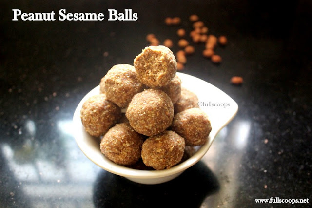 Peanut Sesame Balls