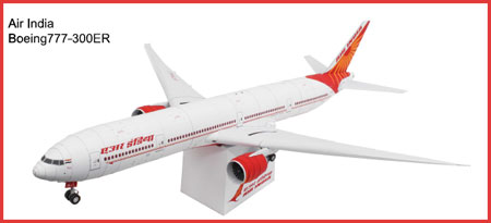 Air India Boeing 777 Papercraft